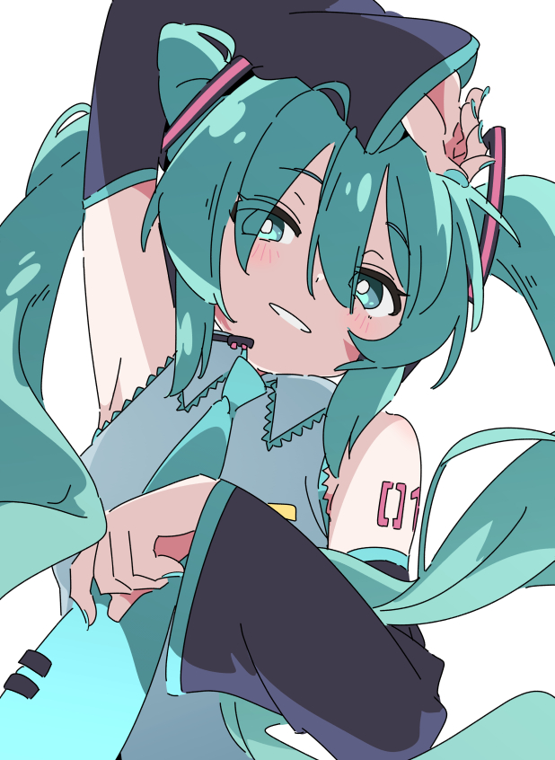 【画像】初音ミク、貧乳なのにメチャクチャヱロいｗｗｗｗｗ