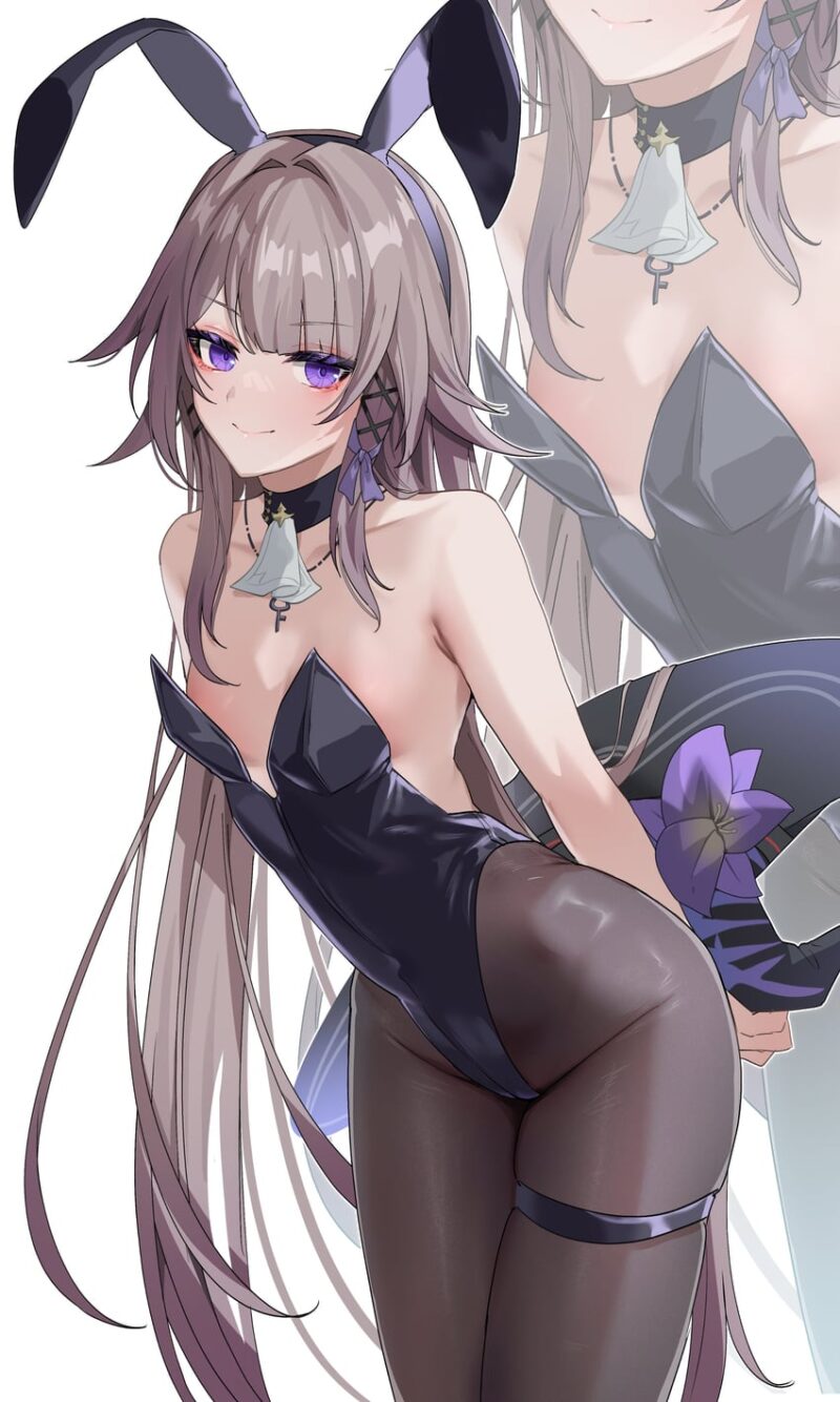 【画像】貧乳ちゃん、バニー服挑戦するもおっぱいスカスカｗｗｗｗｗ
