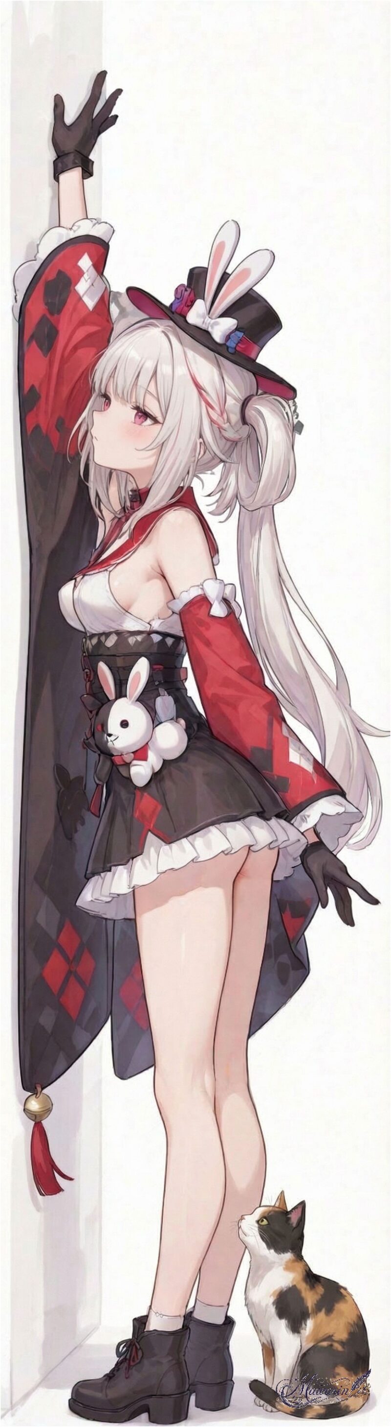 【画像】女の子「んっ・・・届かない・・・