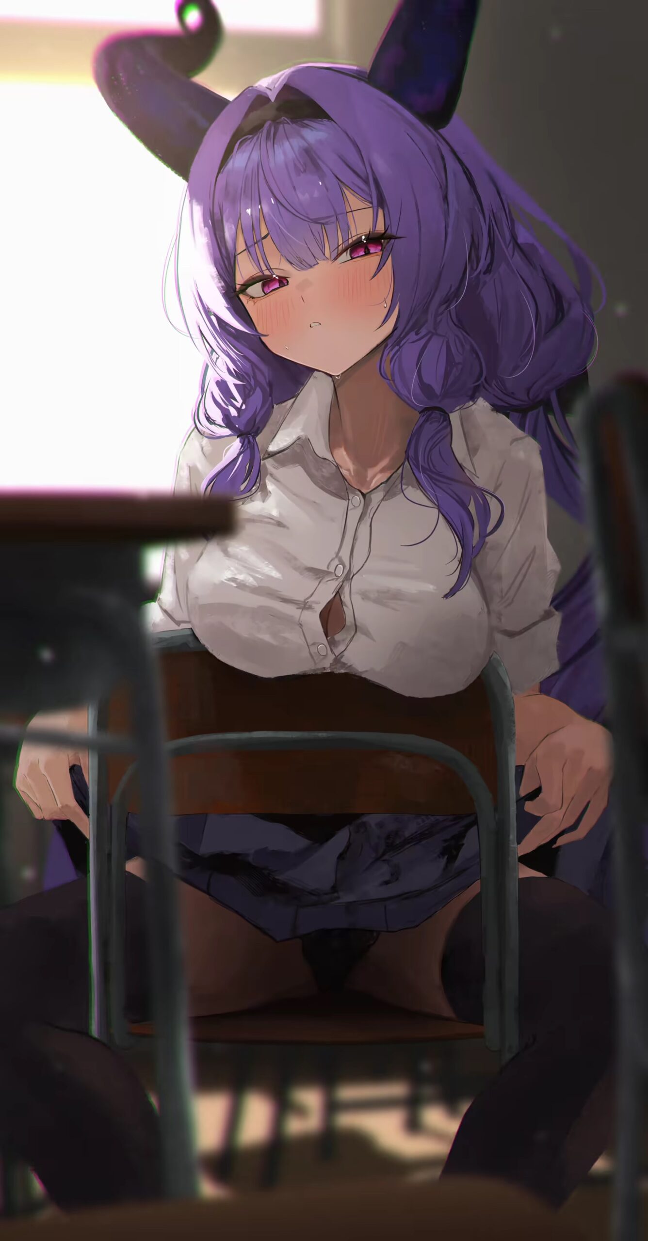 【画像】女の子「うぅ、暑い・・・。なんとかしてくれ・・・