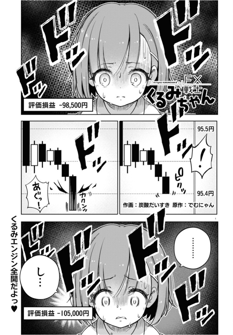 【画像】俺「FX戦士くるみちゃん？チャート分析の勉強でもするのかな？」適当にポジった萌えキャラ「ギャーーーーーもう辞めてええええ！！！」